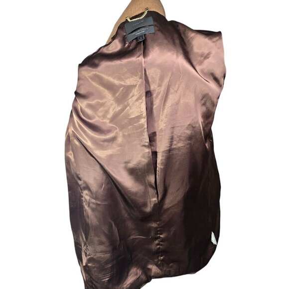 J. Crew Stadium Cloth Nello Gori Women's Cocoon Coat Tan - Picture 8 of 10